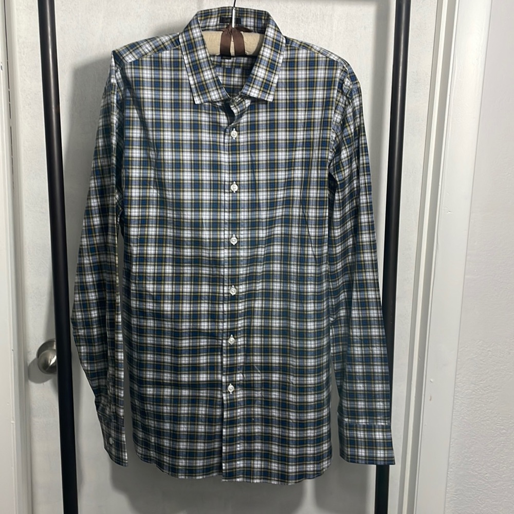J. Crew Long Sleeved Button Down Shirt Mens Size Large